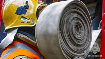 В Якутске в селе Капитоновка произошло возгорание тягача