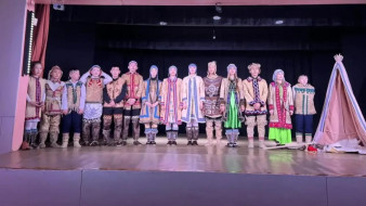 Школьники Кобяйского района представили Олонхо на эвенском языке