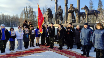 Эстафета Знамени Победы достигла Сунтарского района