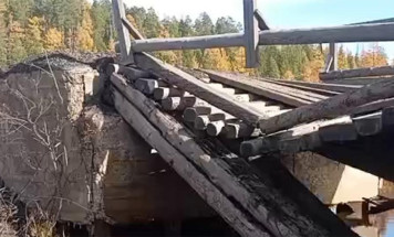 В Якутии временно закрыт участок автодороги "Амга"