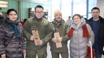 Группа бойцов добровольческого отряда "Боотур" вернулась из зоны проведения СВО