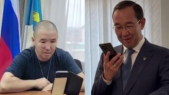 Глава Якутии поздравил Алексея Петрова с присвоением звания Героя России