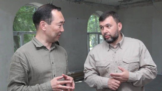 Айсен Николаев встретился с врио Главы ДНР Денисом Пушилиным 