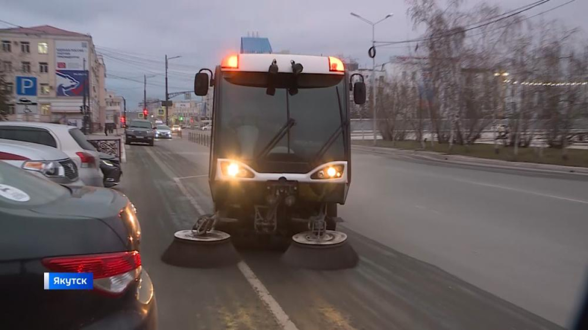 В Якутске идут работы по очистке города – ГТРК «Саха»