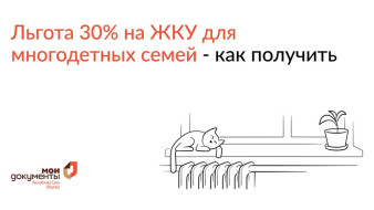 В центре "Мои документы" рассказали как многодетным семьям получить льготу на ЖКУ