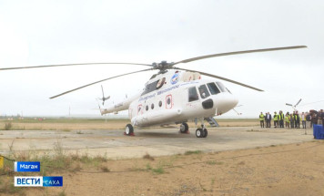 Новые вертолеты Ми-8МТВ-1 "Полярных авиалиний" налетали первую тысячу часов в Якутии