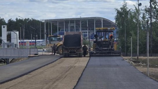 В Таттинском районе завершают строительство моста и ремонт улицы к Играм Манчаары