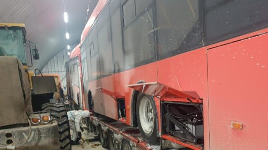 В Нижний Бестях прибыли новые автобусы "Волгабас"