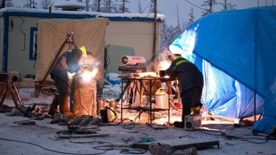 В Якутии продолжается строительство газопровода "Накынский поток"