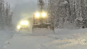 Временно закрыт автозимник в Булунском районе