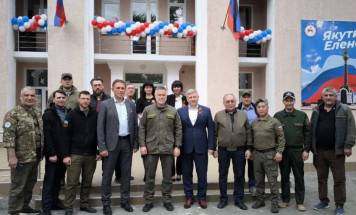 В селе Еленовка ДНР открыли восстановленный Якутией Дом культуры