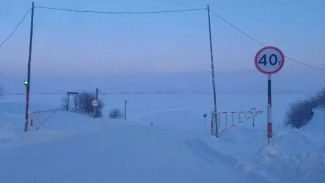 На федеральных трассах "Вилюй" и "Колыма" увеличена грузоподъемность ледовых переправ 