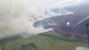 В Томпонском районе объявлен режим ЧС муниципального характера из-за лесных пожаров