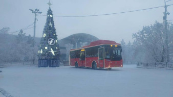 Бесплатный временный автобусный маршрут №100н запустят в Якутске в новогоднюю ночь