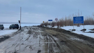 Грузоподъемность ледовой переправы через реку Лену "Кангалассы-Соттинцы" снижена 