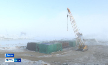 В Якутии продолжается строительство Ленского моста. Как строят грандиозный проект в экстремальные морозы?