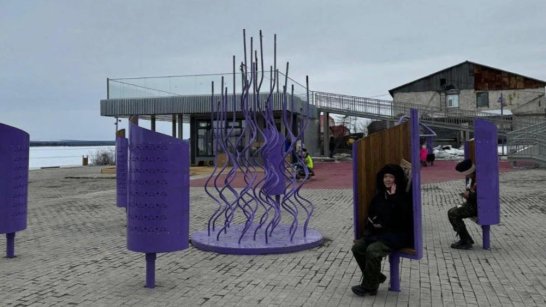 Площадь Победы открыли в городе Среднеколымск