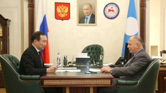 Результаты работы и перспективы развития Кючусского кластера обсудили глава Якутии и президент холдинга "Селигдар"