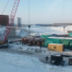 В Якутии начат монтаж стен коффердама для главного пилона Ленского моста