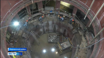 Светлинская ГЭС Мирнинского района готовится к зимнему периоду.