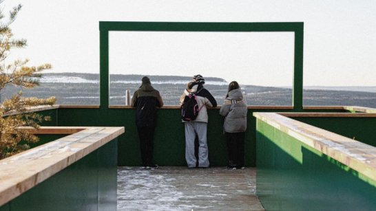 В Томмоте на самой высокой точке города появилась новая смотровая площадка
