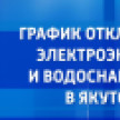 График отключения электроэнергии и водоснабжения в Якутске на 3 сентября