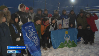 Футбол на "Полюсе Холода". Необычный матч провели в Оймяконском районе впервые в рамках экстремального марафона
