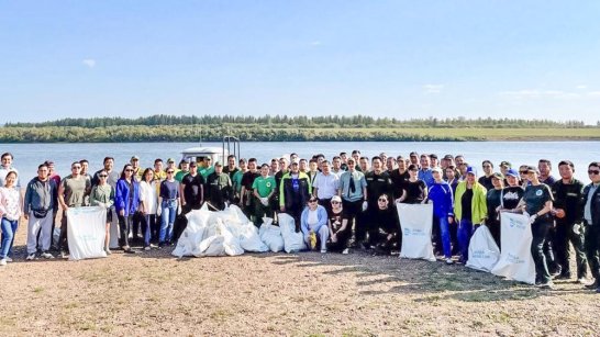 В Амгинском районе более 200 местных жителей приняли участие в акции "Вода России"
