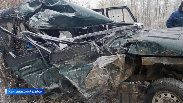 В Хангаласском районе результате ДТП пострадал водитель