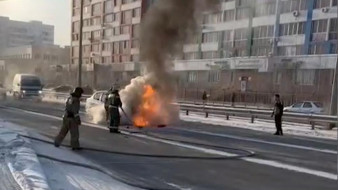 В Якутске из-за морозов участились случаи возгорания транспортных средств