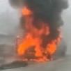 В Якутске на Хатынг-Юряхском шоссе сгорел автомобиль