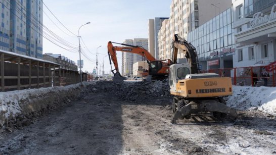В Якутске на трёх дорожных объектах ведутся строительно-монтажные работы по национальному проекту "БКД"