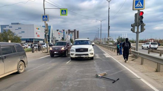 В Якутске в результате ДТП пострадал подросток