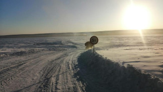 В Хангаласском районе открыт ледовый автозимник на автодороге "Умнас"