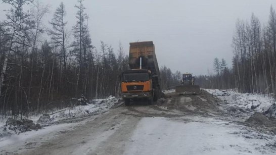 В Таттинском районе завершается первый этап региональной автодороги