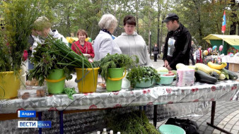 Осенняя выставка-ярмарка прошла в Алдане в рамках празднования Дня города