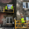 В Якутске ведутся ремонтно-восстановительные работы в доме по Ленина, 25