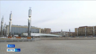 В Якутске фонтан на площади Республики планируют запустить 1 июня