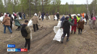 Более 130 жителей Якутска приняли участие в уникальном субботнике - "плоггинг"