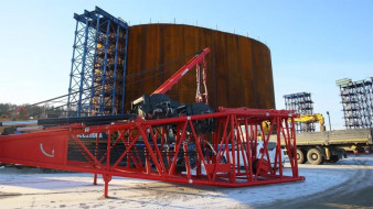 В Якутии продолжается строительство Ленского моста в рамках нацпроекта "Инфраструктура для жизни"