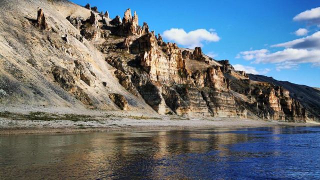 На реке Лена в пределах центральных районов наблюдается повышение уровня воды