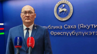 Ледоход на реке Лене приближается к границам Якутии