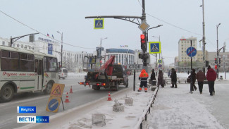 В Якутске на четырёх перекрёстках внедрили новый режим работы светофоров