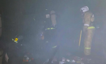 В Ленске при пожаре погиб мужчина