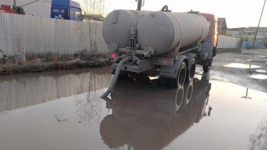 В Якутске откачено более 37 тысяч кубических метров воды с начала апреля