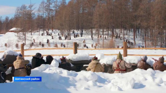 "Ледяная осада в Амге". В Амгинском районе открыли мемориальный комплекс посвящённый обороне Сасыл-Сысыы