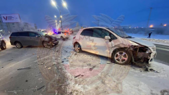В Якутске два человека пострадали в результате ДТП