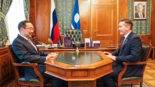 Глава Якутии напутствовал Игоря Юргина на работу в Минпросвещения России