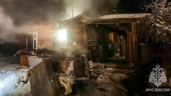 В Якутске при пожаре в частном доме погиб человек