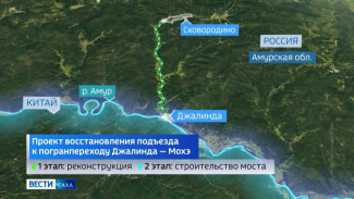 В Амурской области реализуется проект международного транспортного коридора "Джалинда - Мохэ"